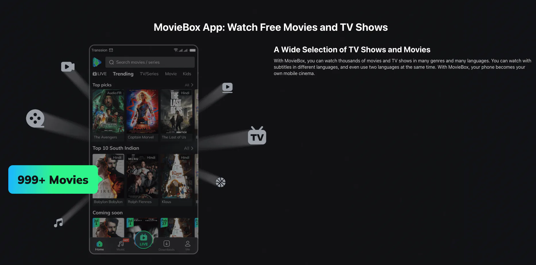MovieBox app overview